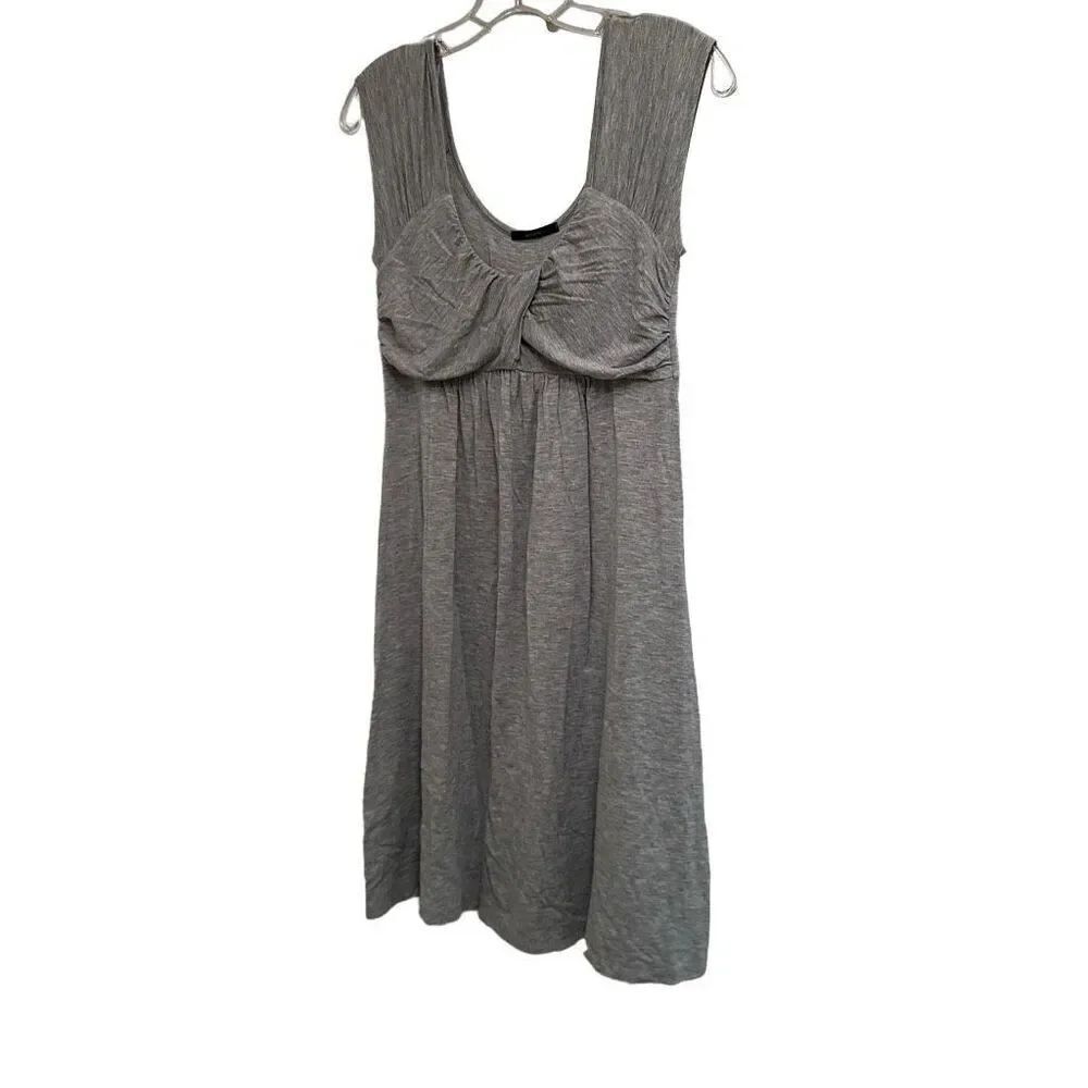 Soprano Grey Summer Knit Dress- Size M